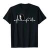 Hedgehog Heartbeat Tee Funny Animal Love Gift Ordinary Top Unisex Clothing Fashion Graphic New Summer Y2k Style Casual Print Top