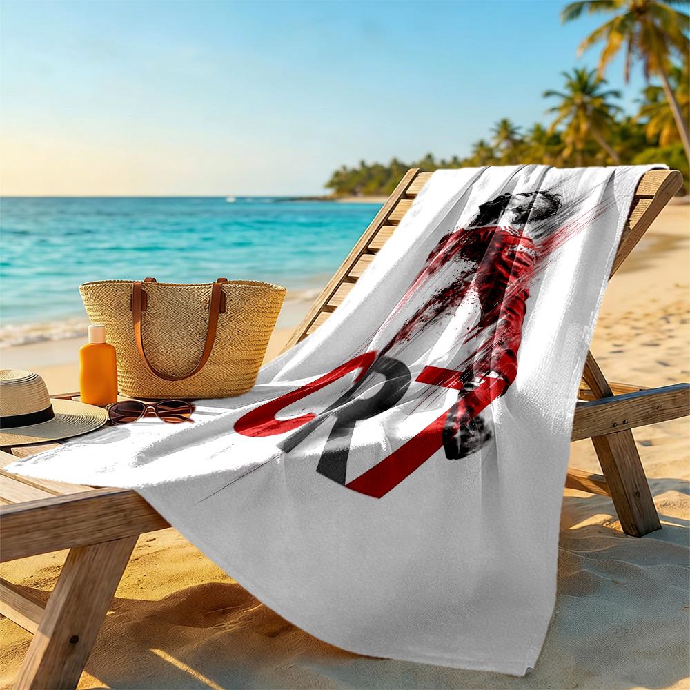 Dynamic Cr7 Action Beach Towel Quick-Dry Soft Microfiber Comfortable Lightweight