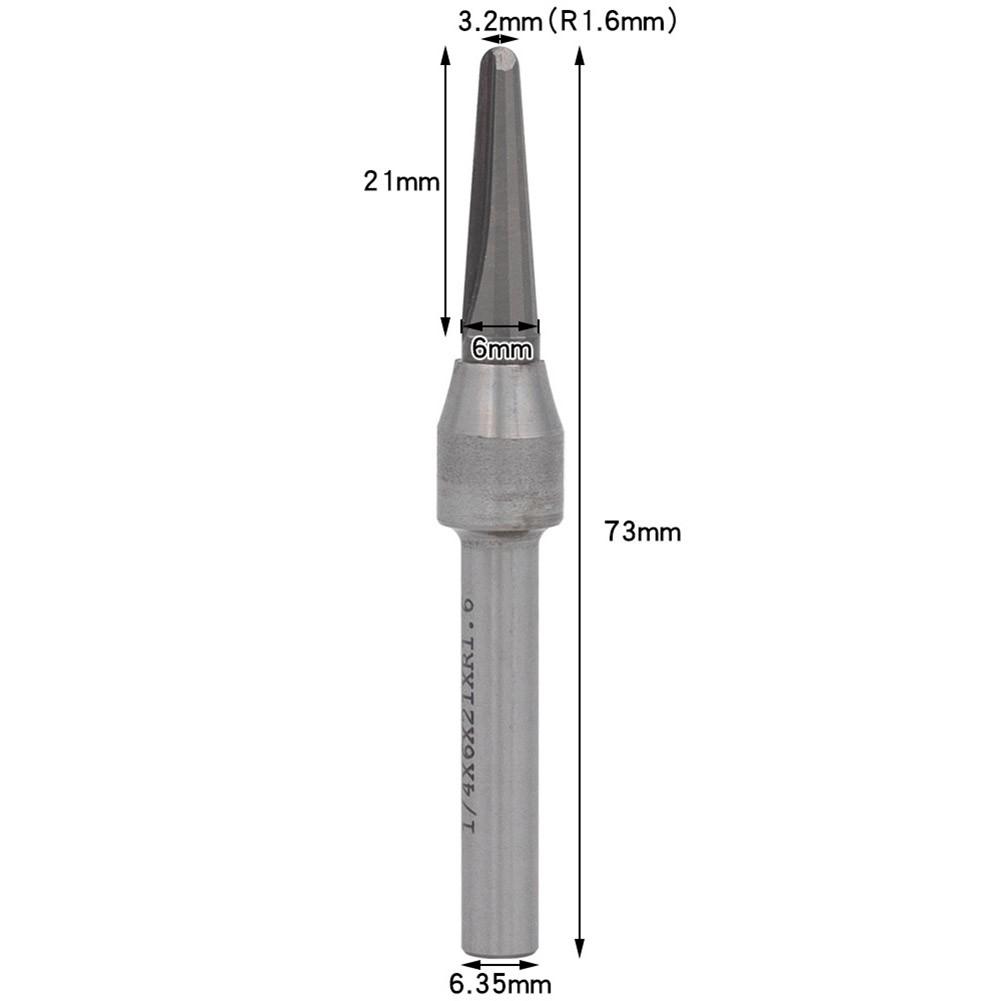 

TCT Grooving Cutter Woodworking Milling Tool Complex Shape Creation 6.35mm