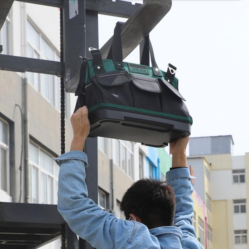 Industrial Tool Storage Bag Carrying Pouch Oversized Waterproof Design With Reinforced Handle For Mechanics And DIYers