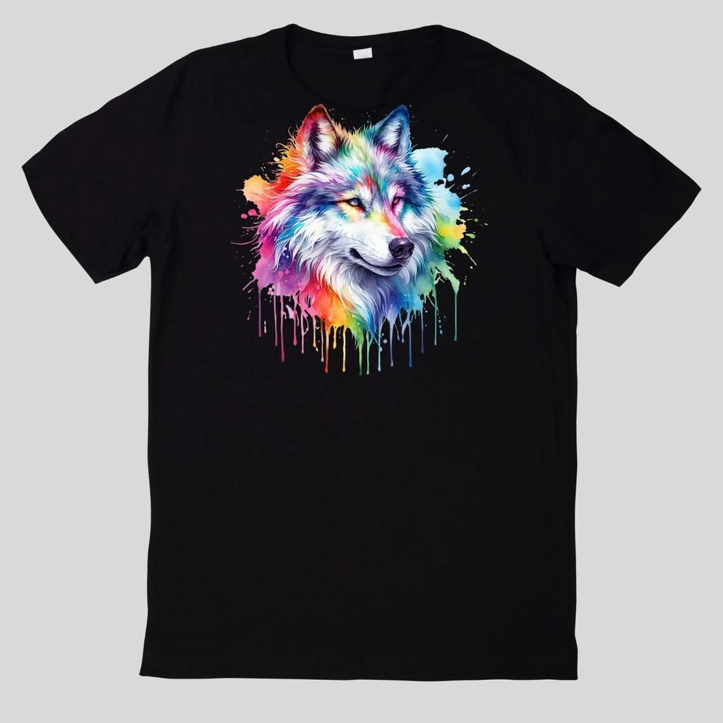 T-Shirt Regenbogentiere Baumwolle Fun Spaß Sprüche Lustig Cartoon