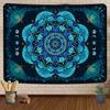 Mandala Tapestry Room Decor Aesthetic Bohemian Tapestries Gothic Sun And Moon Moth Boho Wall Hanging Gothic Hippie Home Decor