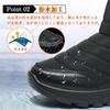 Ziitop Zippered Snow Winter Boots with Fleece Ultra Perfect for and Easy On and Size Men's Boots, Short, Black, Lining, Lightweight, Non-Slip, Casual,