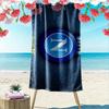 Large Beach Towel Napoli FC Blue Crest Design, Quick Dry, Ultra Soft, Fade Resistant, for Soccer Gift