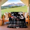 1pc Artistic American Flag blanket, al season lightweigh Poster blanket home office outdoor nap multifunc Poster blanketional blanket