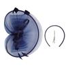Mesh Fascinators Hats Feather Hair Clip Vintage Tea Party Hats