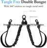 Dual-Head Retractable Luminous Anti-Tangle Dog Leash
