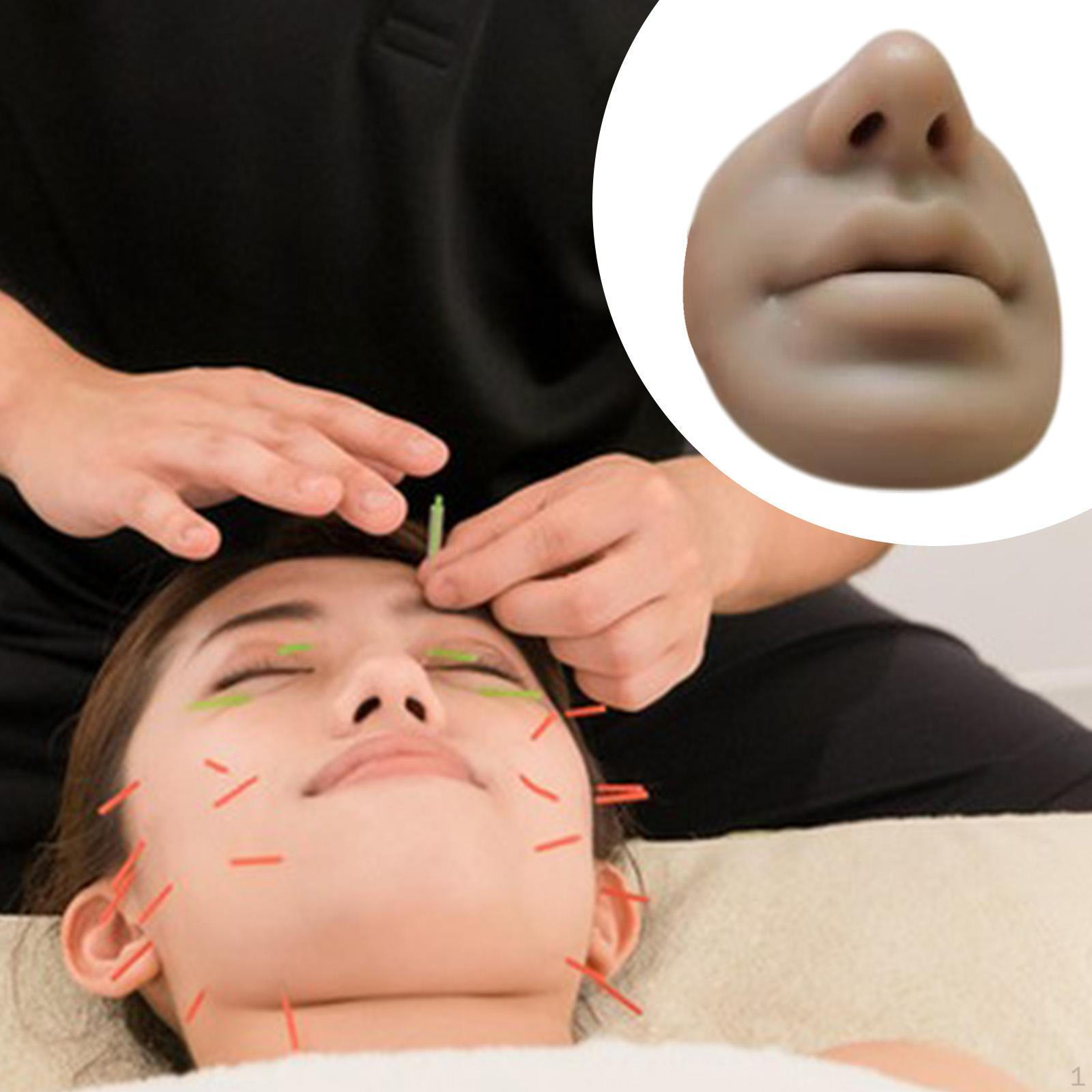 

Силиконовый нос, губа, модель, часть тела, поддельный дисплей для художественной росписи лица Black Skin