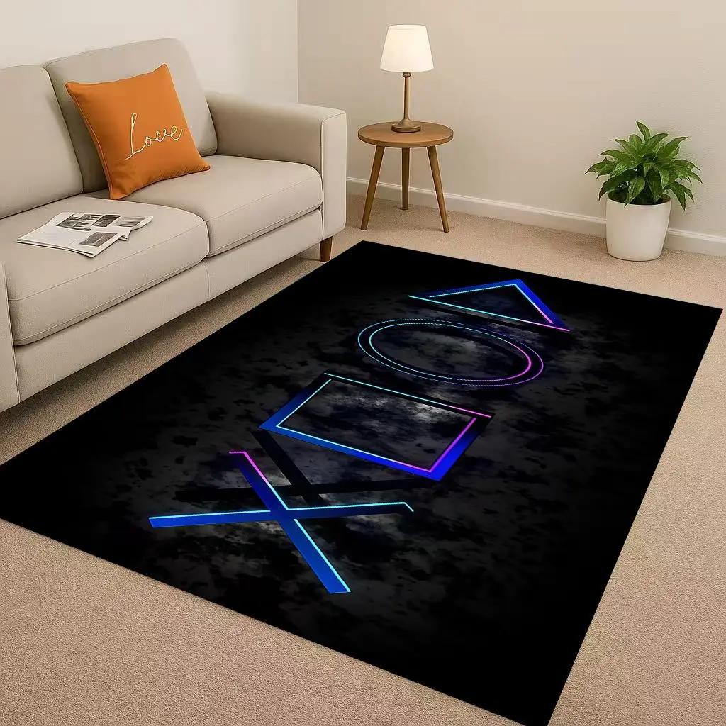27 Style Game Zone Sign Gamer Controller Living Room Non-Slip Area Rug Carpet For Bedroom Kids Playroom Sofa,Home Decor Doormat