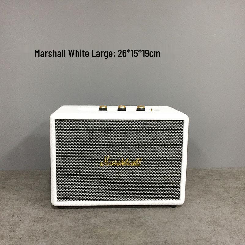 Marshall Speaker Model Ornament: Wooden Shell & Leather Wrap - Perfect for Model Home Decor