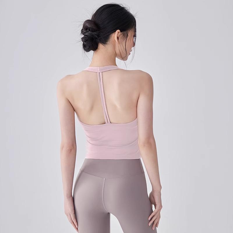 Cross-border Sexy Yoga Vest-Style Fitness Bra: Professional Pilates Summer Sportswear