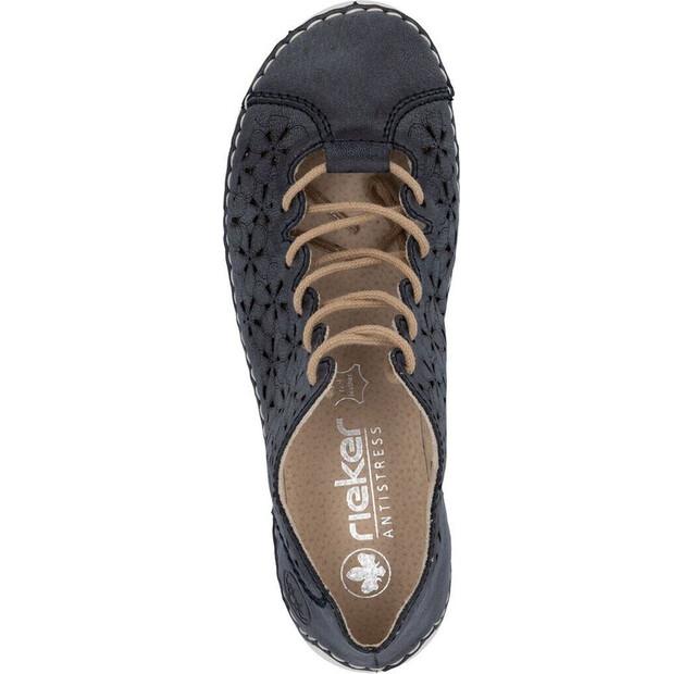 Женские полуботинки Rieker Lace-up shoe 52518 blue