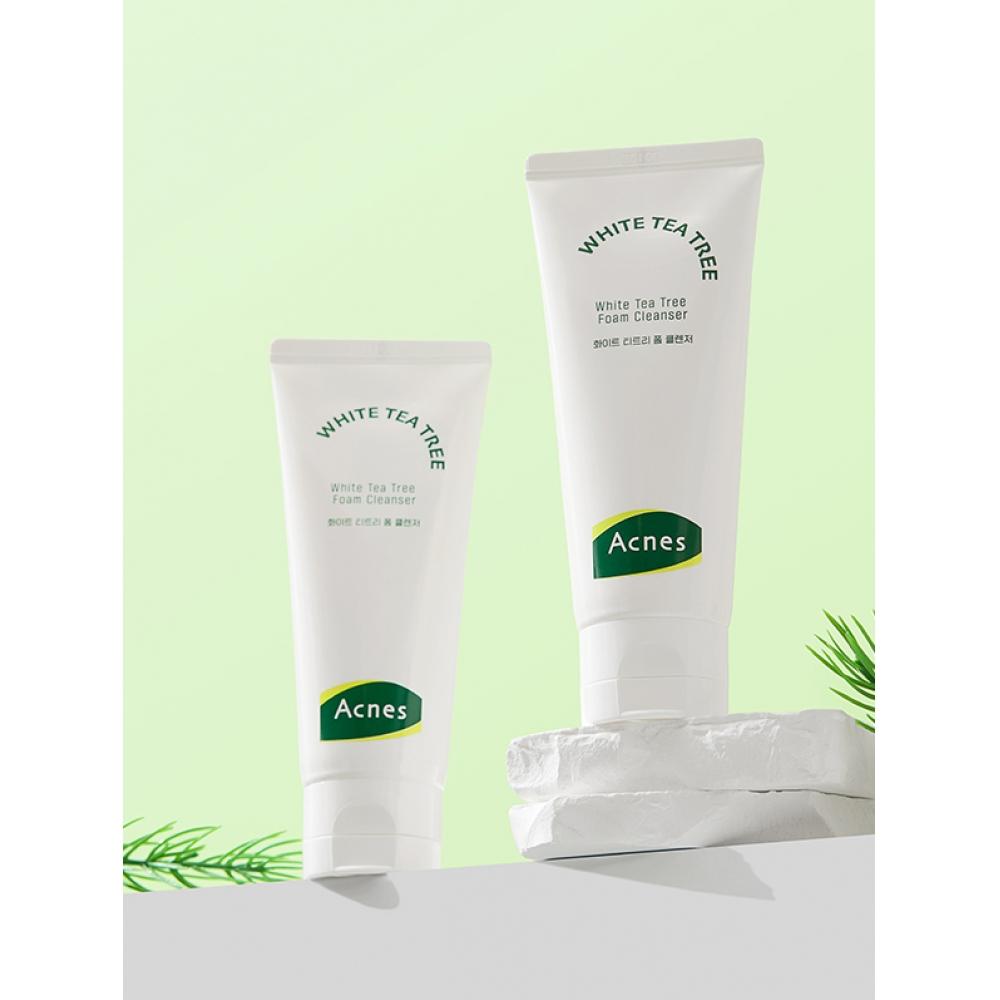 Daiso Acnes White Tea Tree Foam Cleanser 100 Ml