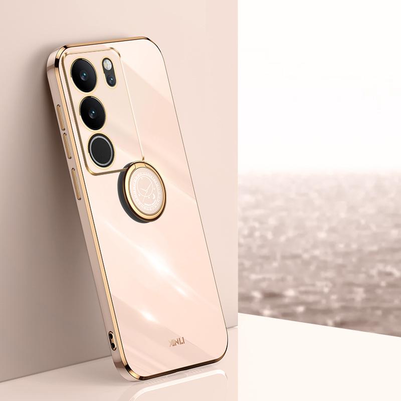 

Для vivo V29 Чехол vivo V29 Pro Чехол для телефона VIVO V2251 V2250 Задняя крышка vivo V29 Роскошный квадратный держатель с кольцом-подставкой V29 Чехол For vivo V29