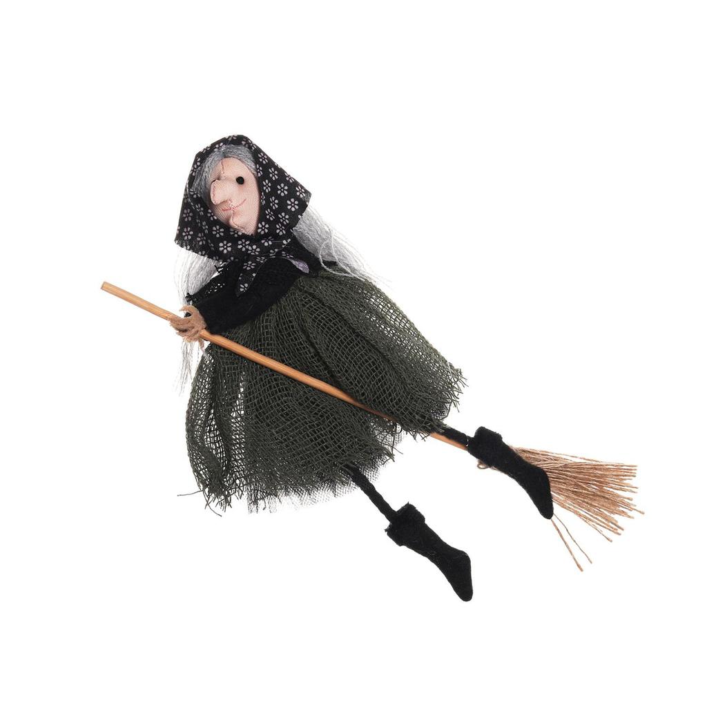 Halloween Witch Broom Hanging Ornament for Kids
