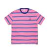 Li Ning X Takashiya Striped Round Neck Comfortable Breathable Versatile Short Sleeve T-Shirt Unisex T-Shirts Red AHSV809-1