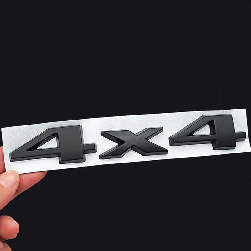 3D Metal Self-Adhesive 4X4 Logo Emblem Car Rear Trunk Sticker Badge for Jeep Grand Cherokee Wrangler Compass Accessories qa1