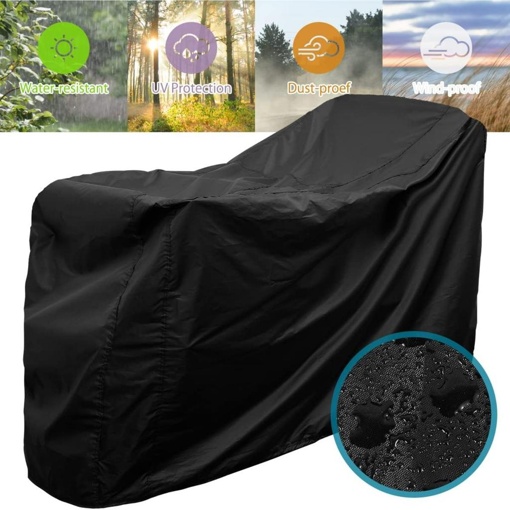 Robuster Mobilitätsroller-Abdeckung mit Aufbewahrungstasche, Wasserdichte Anti-UV-Rollstuhl-Aufbewahrungsabdeckung aus Oxford, 140 * 66 * 91 cm