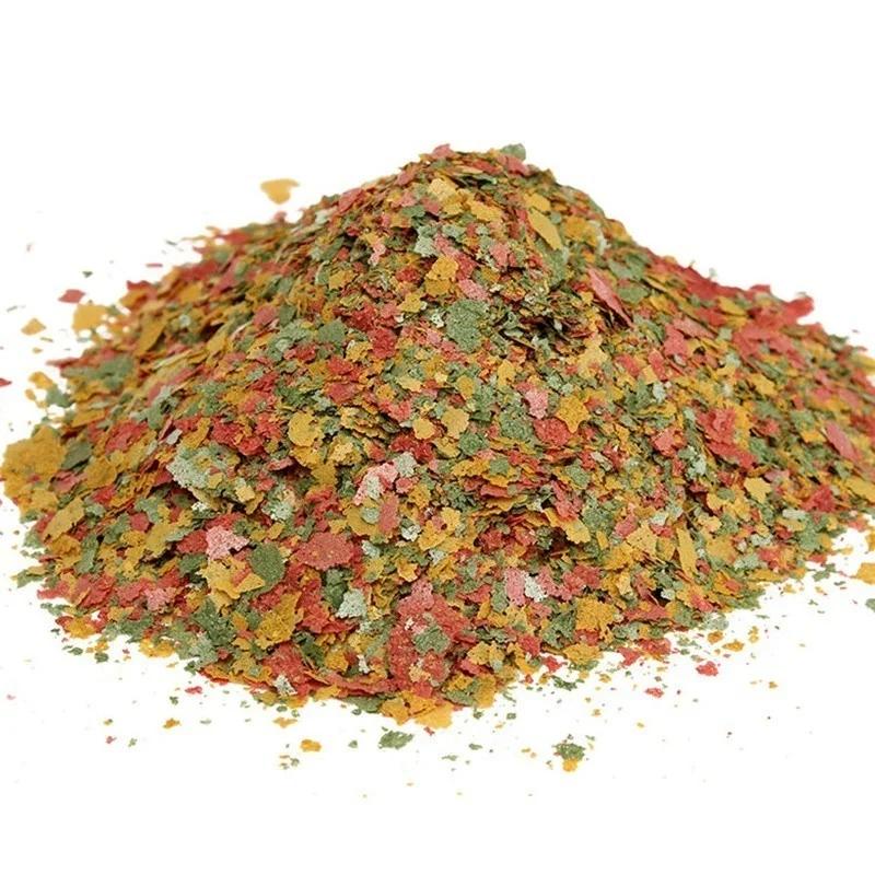Fersk Prydfisk Tynn Skive Mat Tropisk Fisk Flak Mat 100g AF BULK Tank Akvarium Myk Agn Crankbait Karpefiske Verktøy