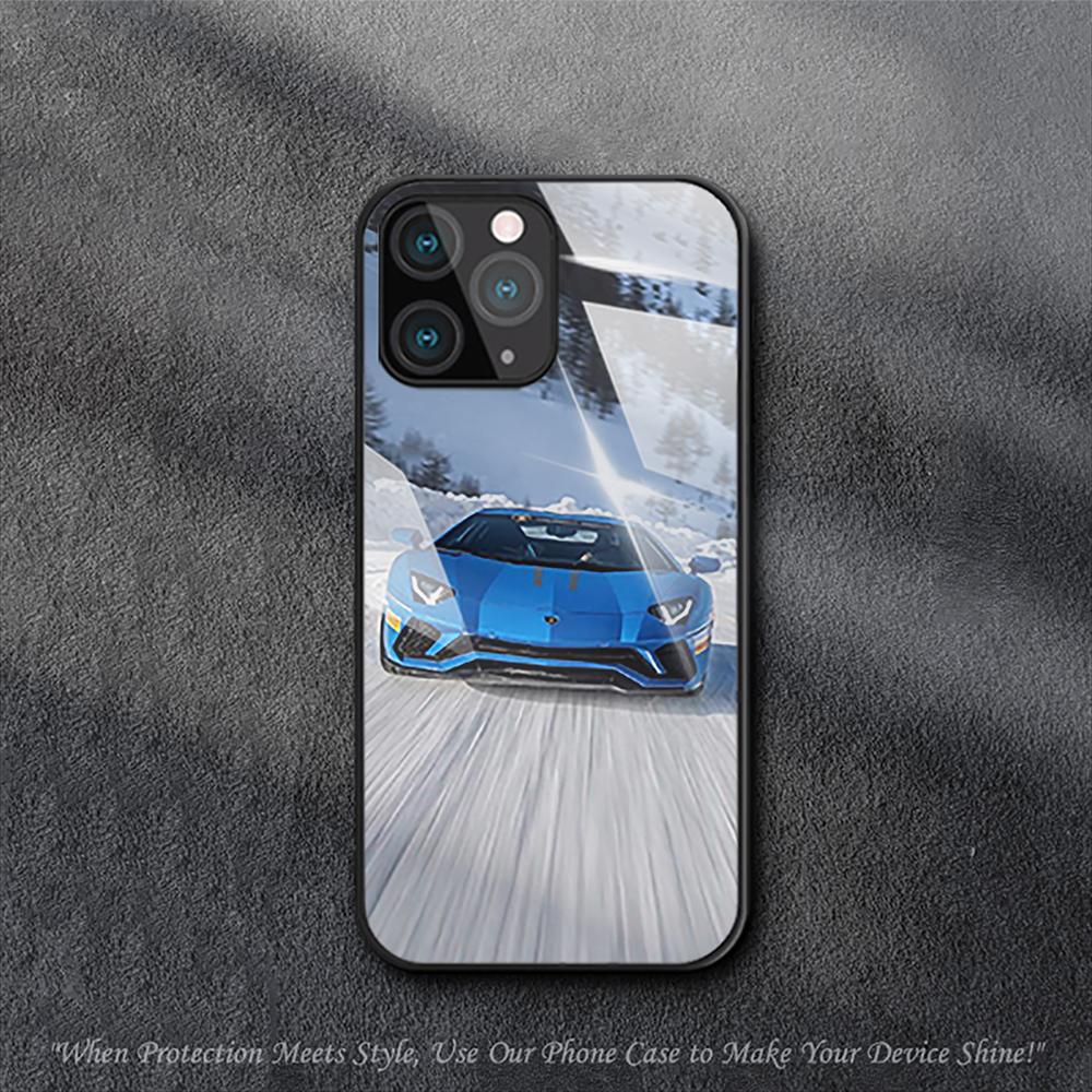 Lamborghinis Luxury Car Case For iPhone Samsung Galaxy Redmi Note S 17 16 15 14 13 20 24 25 54 Pro Max Ultra Fe Air Tempered Glass Cover