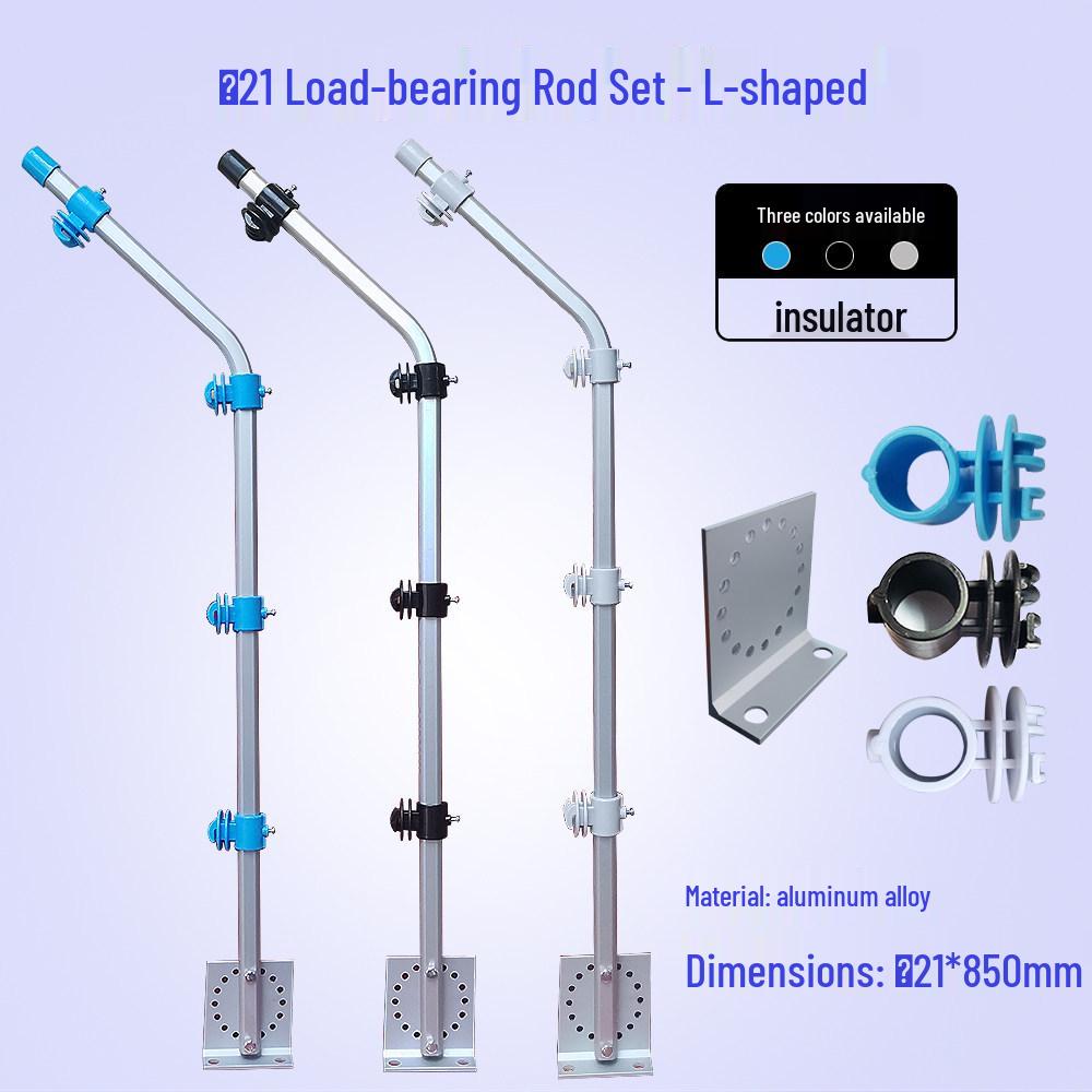 Pulse Electronic Fence Accessory Set: Aluminum Alloy Brackets & Posts (10 Sets) with Free Shipping
