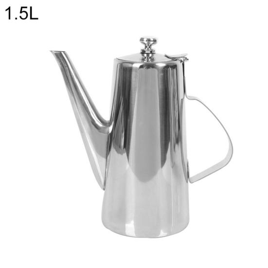1.5/2L Stainless Water Coffee Steel Long Mouth Home Teapot Kettle Kitchen Tool