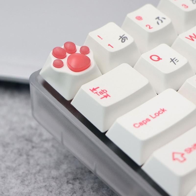 Kitty Paws CatPaw Handmade Customizeds Silicone Keycap for Switches Mechanical Keyboards