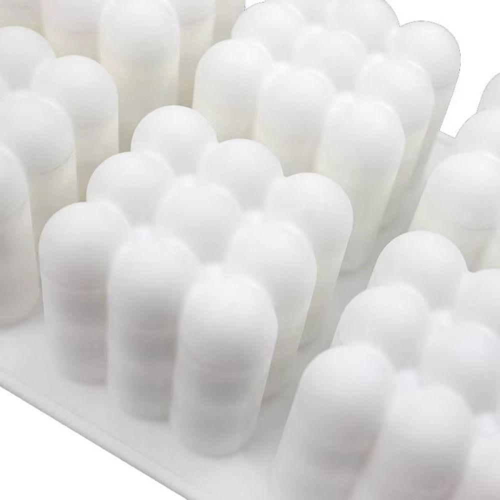 6 Cavity Silicone Candle Mold Large Bubble Ball Baking Molds 3D Bubble Cube Mold  Chocolate Making