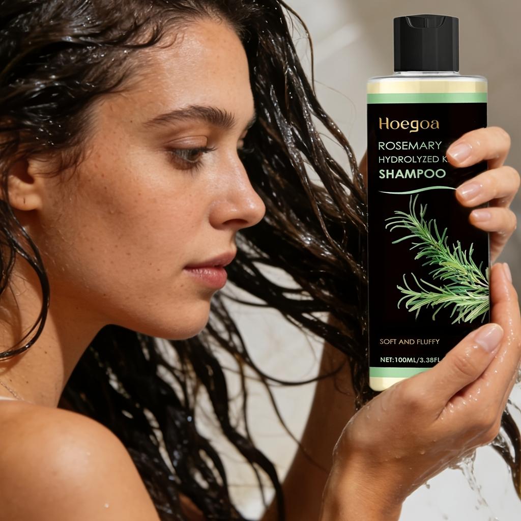 Rosemary Shampoo Soothing Scalp Anti Dandruff Refreshing Fluffy Repair Split Ends Plant Oil Control Nourishment Hair Shampoo