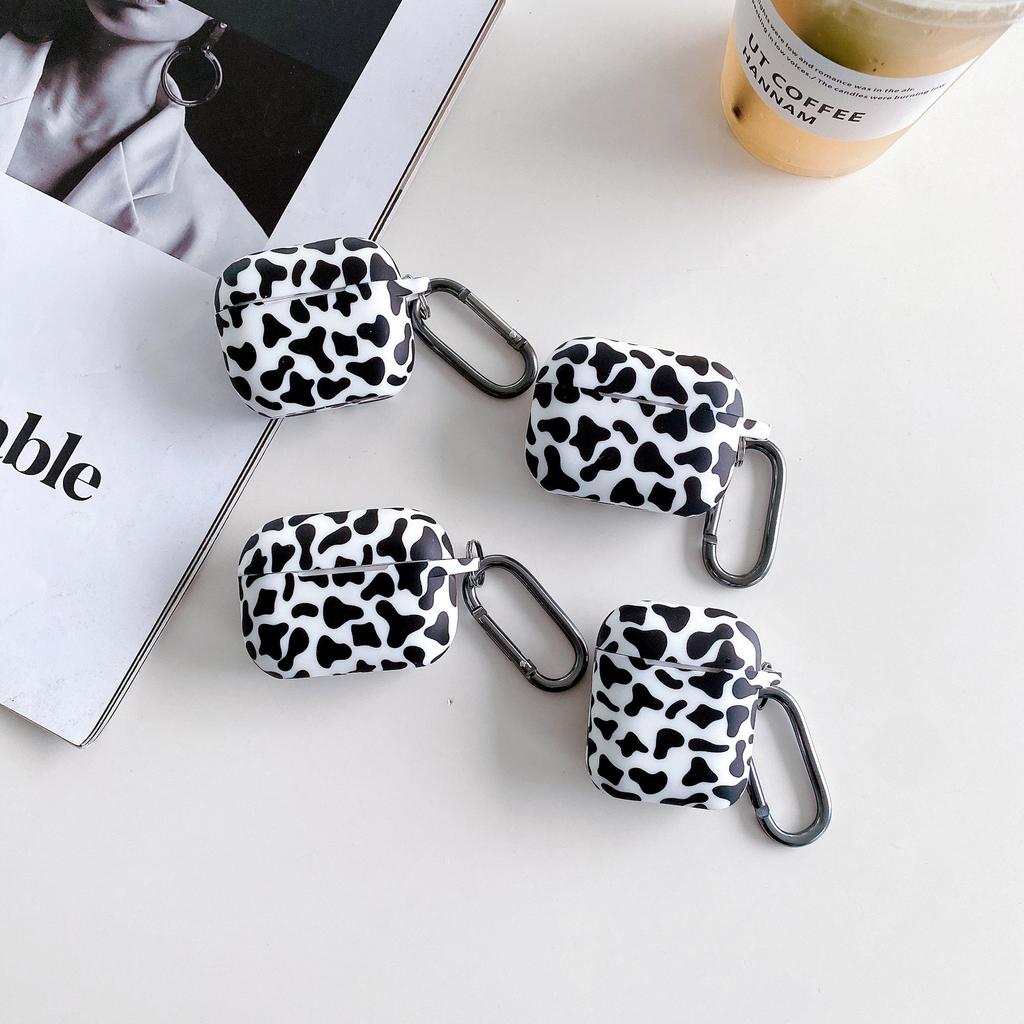 Leopard print earphone case for AirPods 1 generation protective cover silicone soft case Apple 1/1 generation earphones