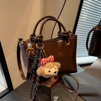 2025 New Autumn Winter Bucket Bag Crossbody Bag Light Luxury Niche High-end Handbag Basket Bag Tote Bag
