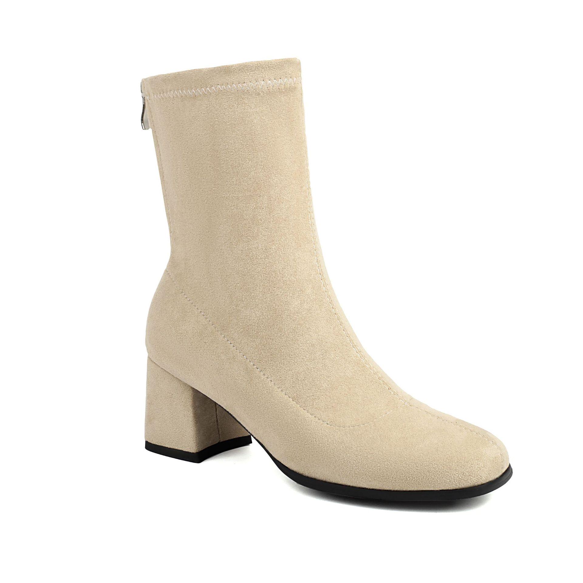 2026 Elegant Autumn/Winter Suede Ankle Boots