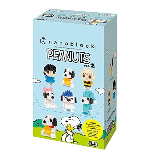 Nanoblock Mini Nano Peanuts Vol.2 (BOX) NBMC_26S BOX Product 1 BOX = 6 Pieces, Total 6 Types