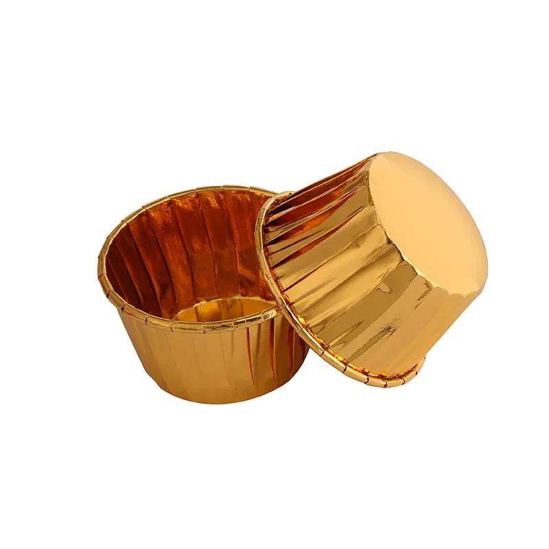 50pcs Large Cupcake Paper Cup Oilproof Cupcake Liner Baking Cup Tray Case Wedding Party Cake Stand Silicone Molds