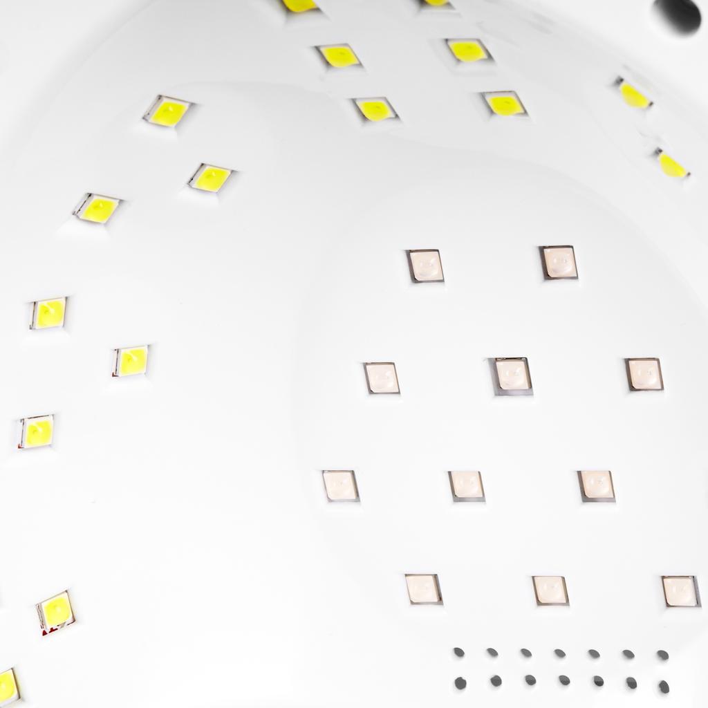 Lampa Uv Dual Led Glow S1 168W Różowe Złoto