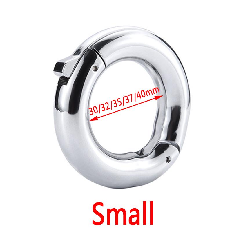 Stainless Steel Penis Ring Sexy Toys Adjustable Cock Rings For Men Sex toys Metal Penis Bondage Lock Sex Tools For Men Sex Shop