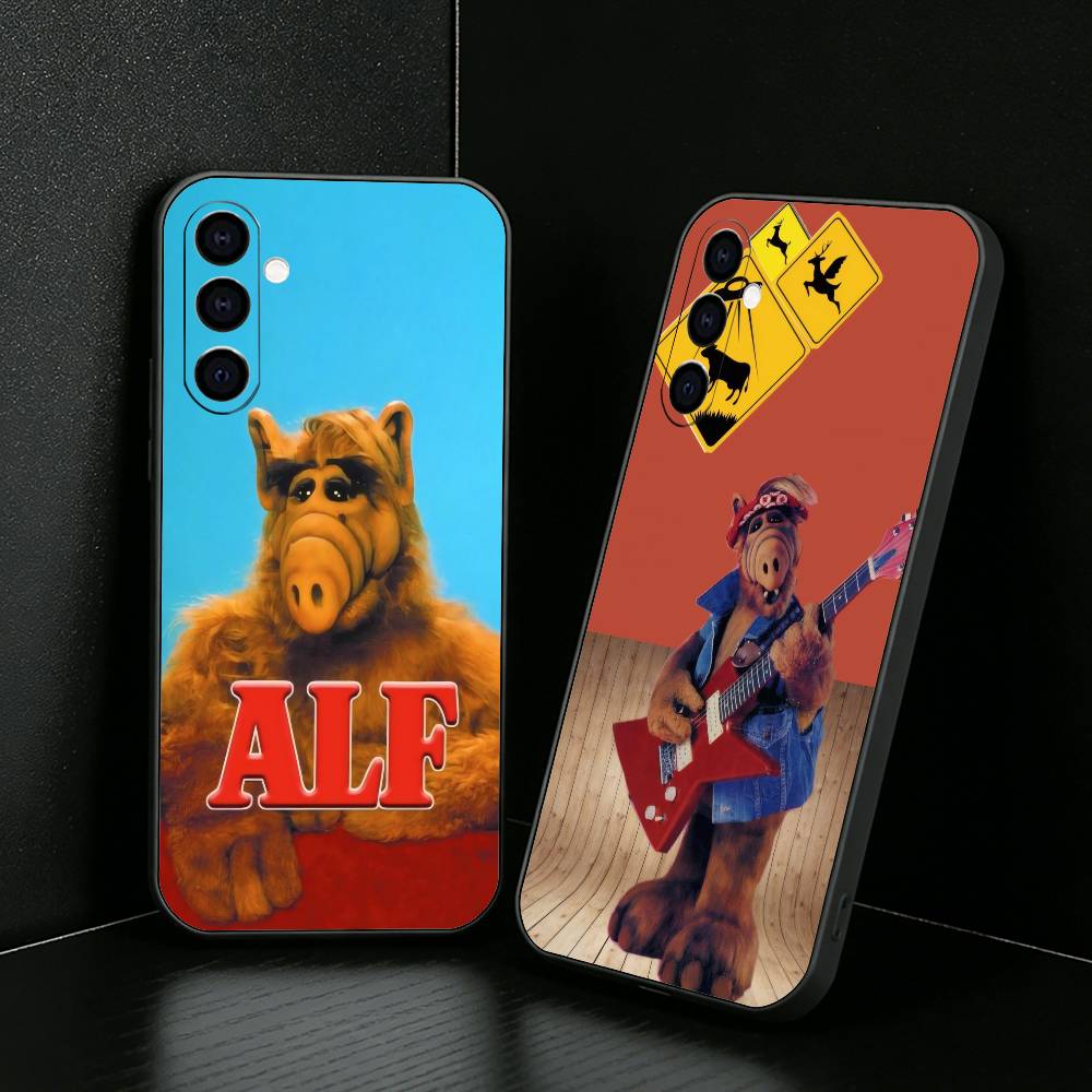 Classic ALF Family Comedy Phone Case For Samsung Galaxy A73,A72,A71,A70,A52,A51 Others Soft Black Cover