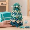 Educational Ocean Crafting Kits 2PCS DIY Quilted Sewing Christmas Tree Kit, Whale+Crab/Turtle+Octopus Marine Theme, Artistic Party Activities for Kids