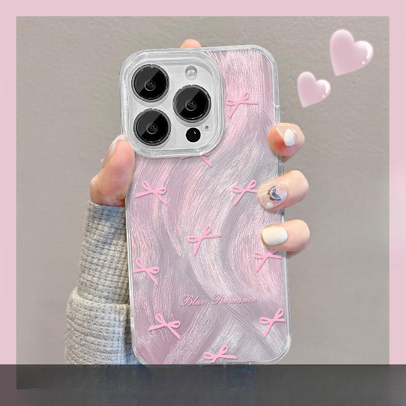 

Подходит для чехла для мобильного телефона Opporeno11 Vivos17/10 Синий бант Кронштейн X100 Перьевая пряжа Лазер Xiaomi 13 Redmi Note 12 Pro