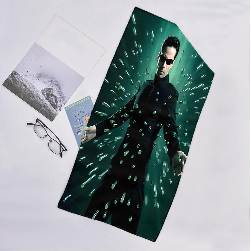 Matrix Fashion Beach Towel: Ideal for Summer Adventures Soft, absorbent and quick drying suitable for swimming and bathing