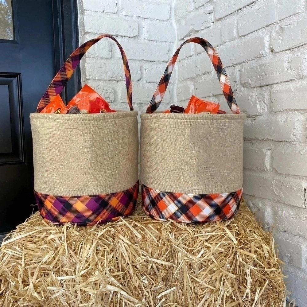Cartoon Halloween Storage Basket Decorative Interior Decoration Basket  Interior Ornament