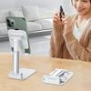 Adjustable Phone Holder Foldable Stand Portable Desktop Tablet Mount Multi Angle Viewing for Streaming Reading Cooking Hand Free