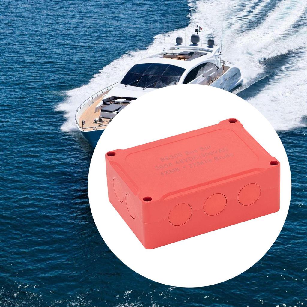 500A 48V Marine Bus Bar Power Distribution Block Terminal for Auto Boats