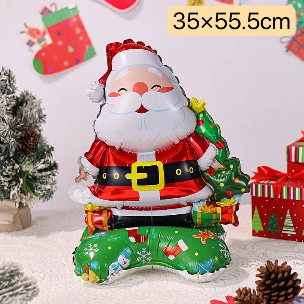 Inflatable Christmas Tree Scene with Matte Balloons for Shopping Mall Window Display Prop