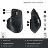 Souris sans fil performante MX Master 3S avec piste 8K sur Chrome silencieux - Défilement ultra-rapide, Ergo, DPI, verre, clics, USB-C, Bluetooth, Windows,