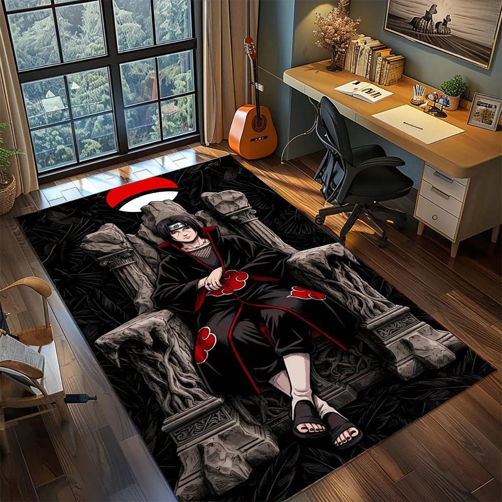 

Itachi Uchiha Non Slip Decorative Rug Carpet, Washable Large Area Floor Mat Gamer Room Bedroom Home.-TING 60x90cm