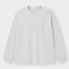 Gu By Uniqlo HeavyweighT Crewneck T  Long Sleeve 