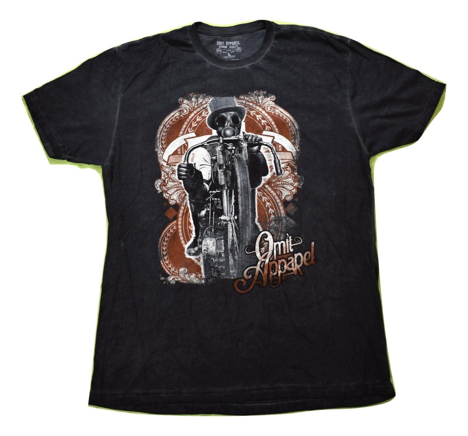 Omit Mens Black Team Cycle Tee Shirt New L XL