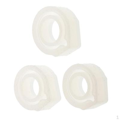 3 bucăți asortate rotunde DIY silicon triunghi inel bijuterii artizanat