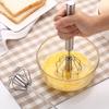 Kitchen Stainless Steel Kitchen Semi-Automatic Egg Beater Whisk Milk Cream Mixer